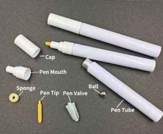 parts for easy to assemble marker